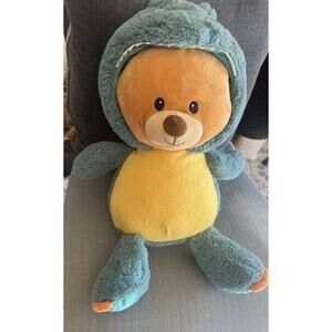 Spark Create Imagine Plush Teddy Bear Blue Dinosaur Costume 18” Great Condition